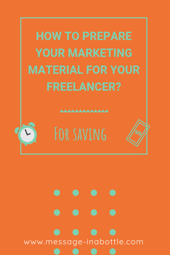 prepare marketing material freelancer