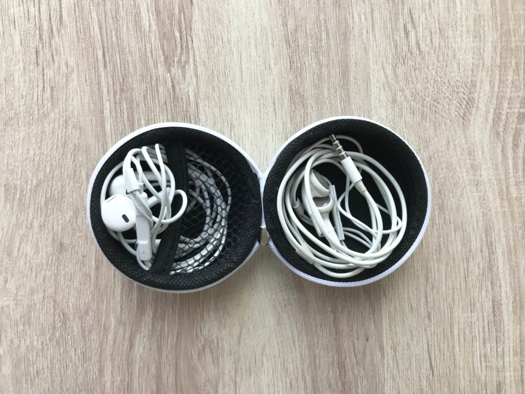 mobile office travel essentials earphones