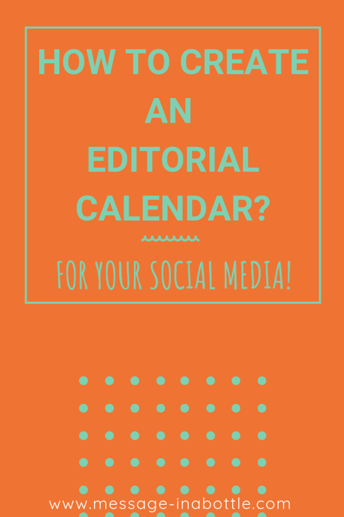 editorial calendar